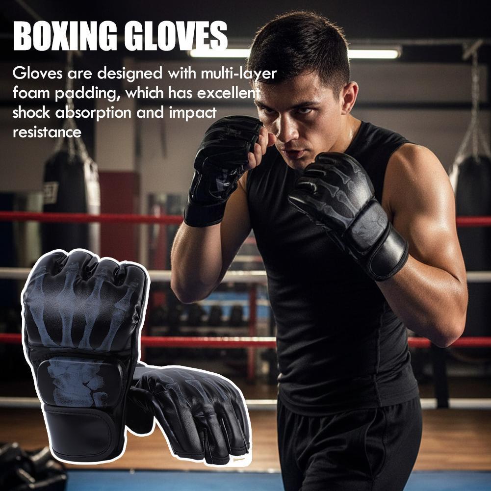 Găng Tay Đấm Bốc Mma Găng Tay Đấm Bốc Đấm Bốc Găng Tay Người Lớn Găng Tay D7v5