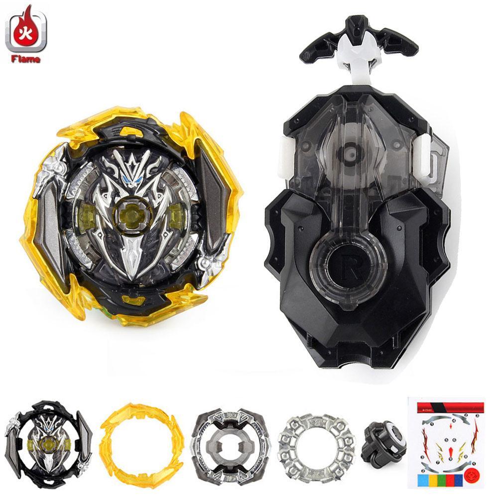 Gyro Bey Burst B-173-02 Infinite Achilles, thương hiệu Ngọn lửa với Bộ phóng hoặc đồ chơi quay một m