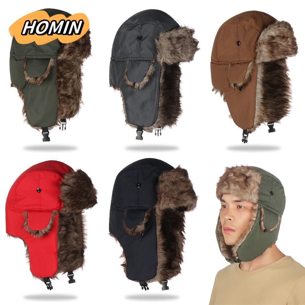 [HOMIN] Mũ mùa đông Mũ trùm đầu ấm áp Mũ mùa đông