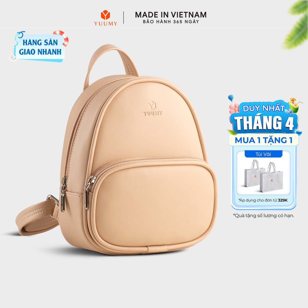 Balo Yuumy (Thời trang nữ phong cách dễ thương - Balo da Seasand YBA105) Bagsmart