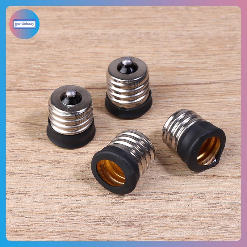 GG 2 Cái E17 Sang E12 / E14 Giá Đỡ Đèn Led Chiếu Sáng Đế Chuyển Đổi Bóng Đèn Vít Ổ Cắm Adapter Đèn L