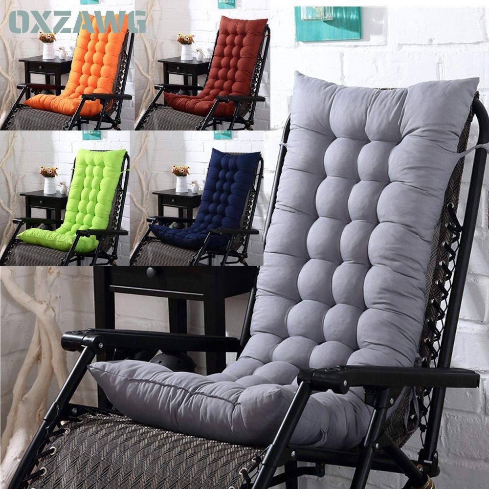 Đệm ghế bập bênh OXZAWG, Đệm tựa lưng dài, Thảm lót ghế nhiều ghế dày mềm ngoài trời