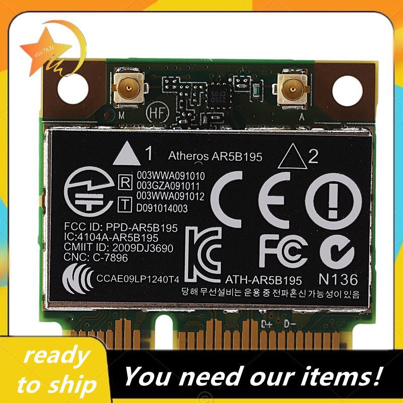AR9285 AR5B195 150M + BT3.0 Nửa Mini PCI-E Card SPS:593127-001 592775-001 cho 430 431 435 436 4530S