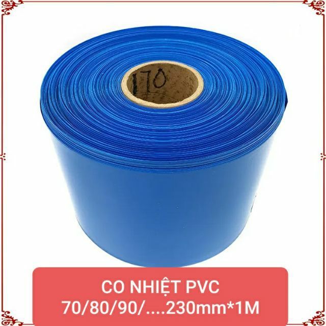 Achun - 01 mét - CO NHIỆT PVC 50/60/280/...*0.15MM NHIỀU KÍCH THƯỚC