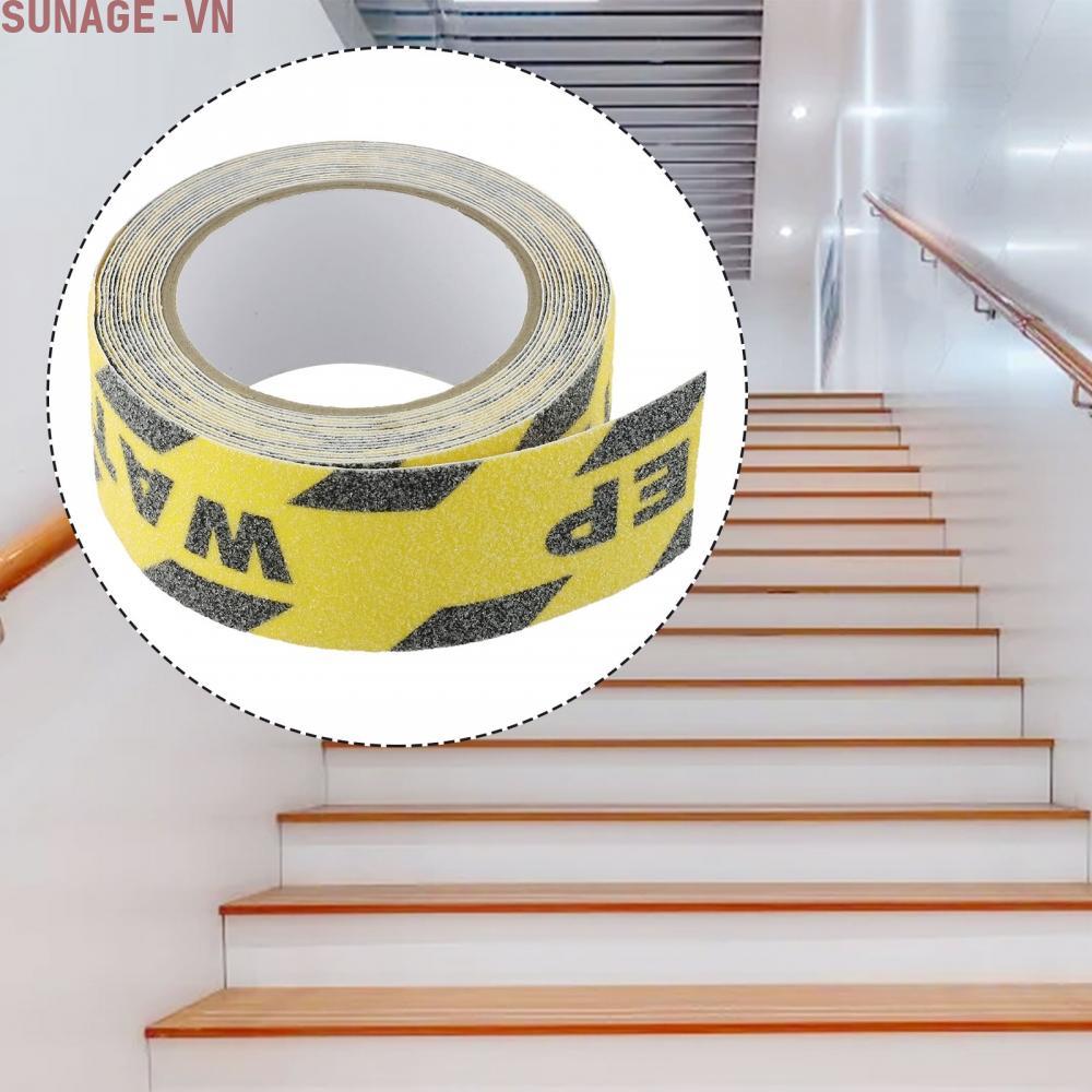 【SUNAGE】Watch Your Step Warning Stickers for Stairs 5cm x 5m Premium Safety Stickers【HOT Fashion】