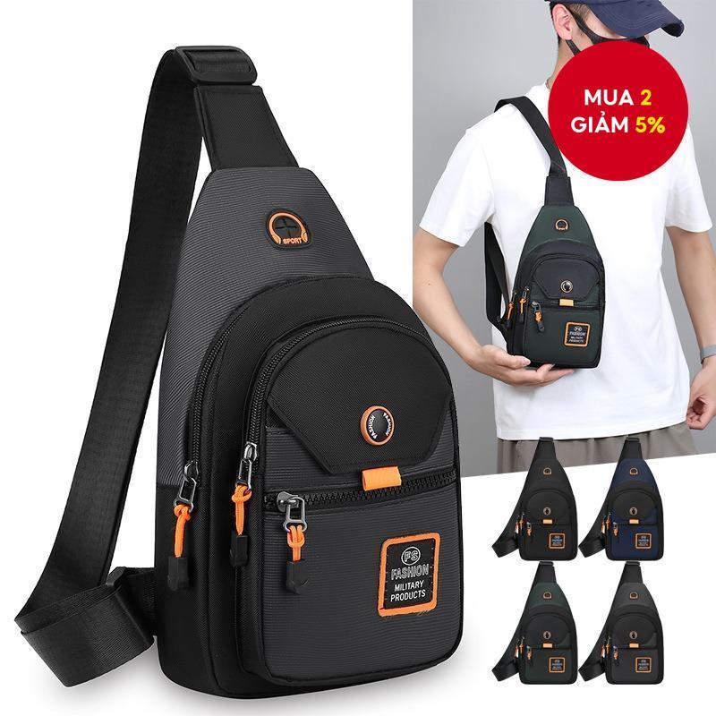 Túi đeo chéo đa chức năng dành cho nam Gói thắt lưng ngực dung tích lớn Thể thao ngoài trời Túi thắt lưng chạy bộ mỏng dành cho nam giới