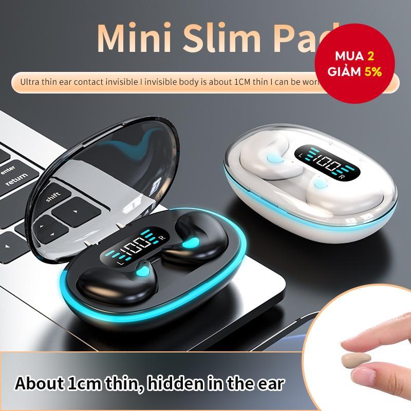 Tai Nghe HQAi X55 Mini Ngủ Không Dây Âm Thanh HiFi Bluetooth Tai Nghe Chống Thấm Nước Tích Hợp Mic T