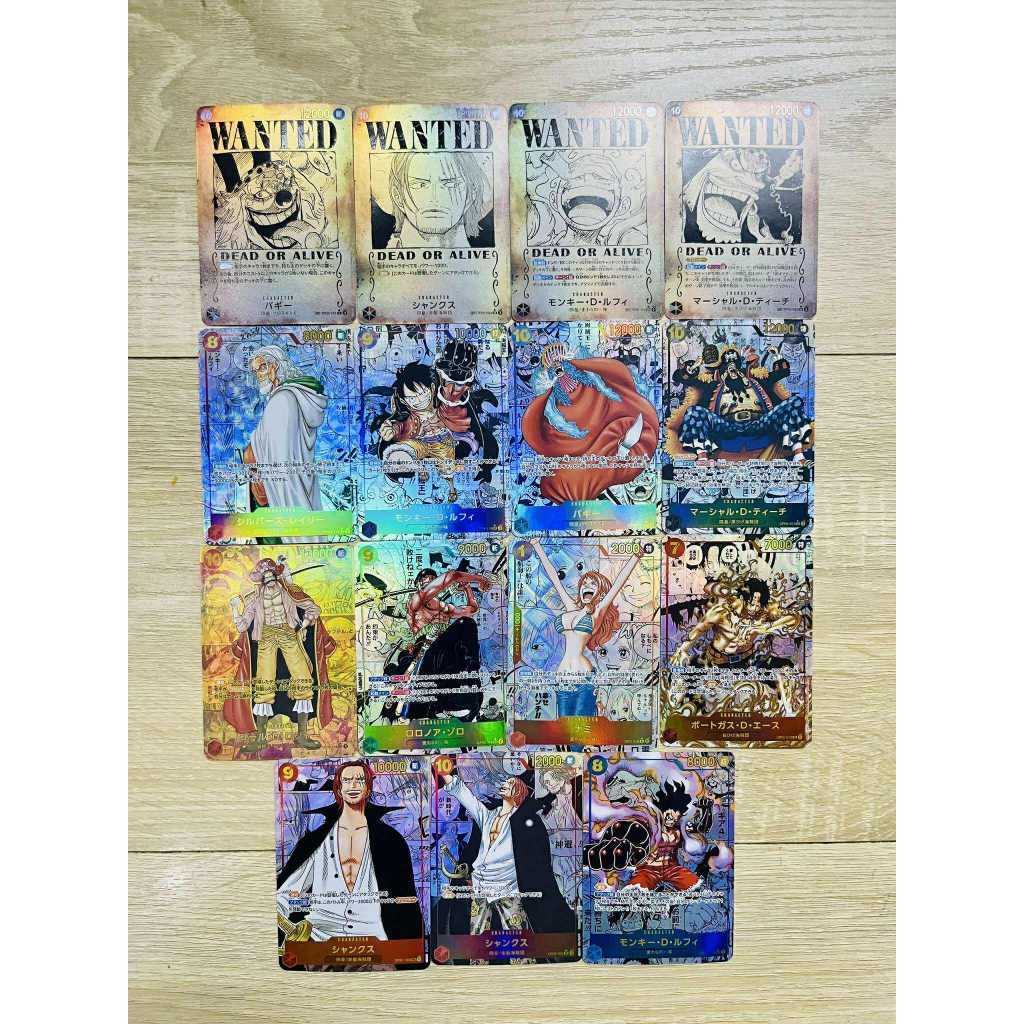 [ Hỏa tốc HCM ] Tổng hợp Thẻ bài Custom One Piece với hiệu ứng hologram Luffy gear 5
