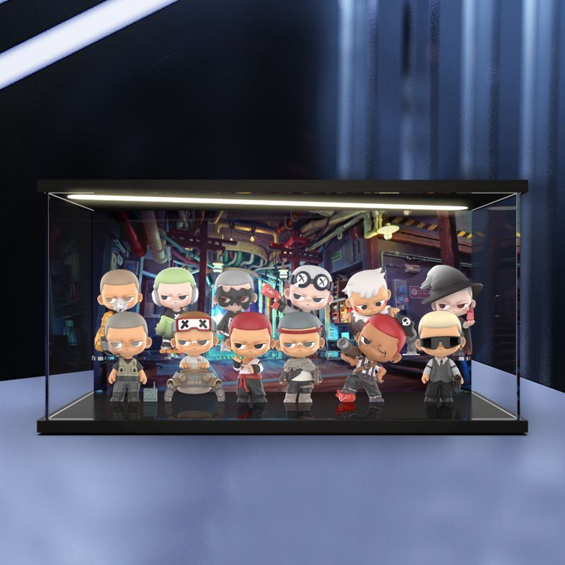 Hộp trưng bày thủ công dòng sản phẩm phù hợp POPMART bong bóng Mart KUBO Select Your Character