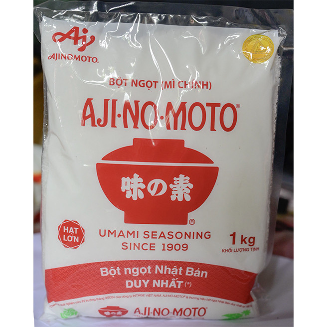 Mì Chính – Bột Ngọt Ajinomoto 1kg – Gia Vị Tinh Khiết Tăng Vị Ngon Tự Nhiên, Dễ Tan, An Toàn tay bac