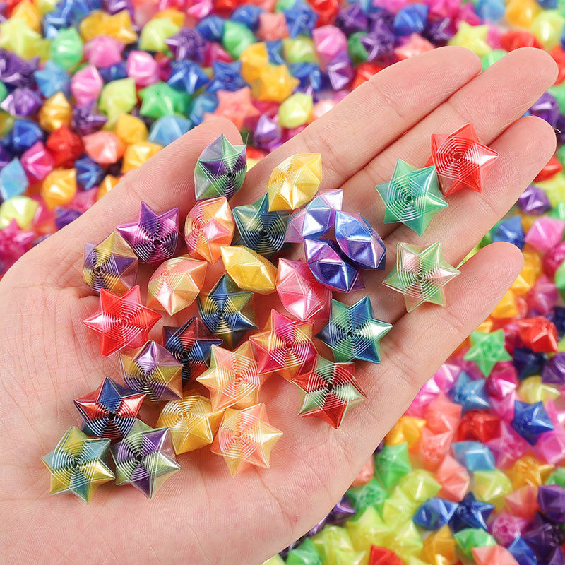 giấy xếp sao giấy gấp sao Ống gấp ngôi sao, ống gấp ngôi sao lớn, ống gấp ngôi sao lớn, ống hút nhựa