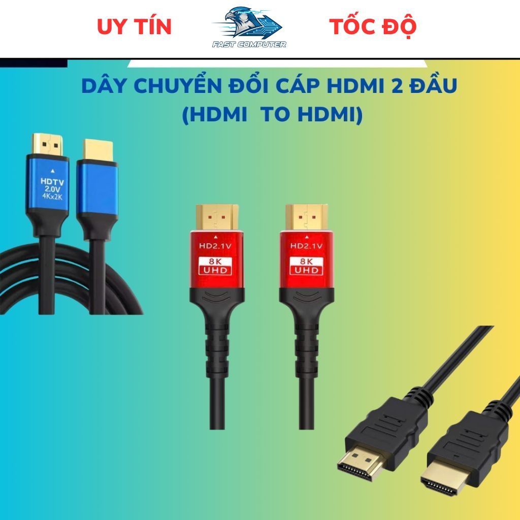 DÂY chuyển đổi cáp HDMI 2 Đầu  (HDMI  to HDMI)