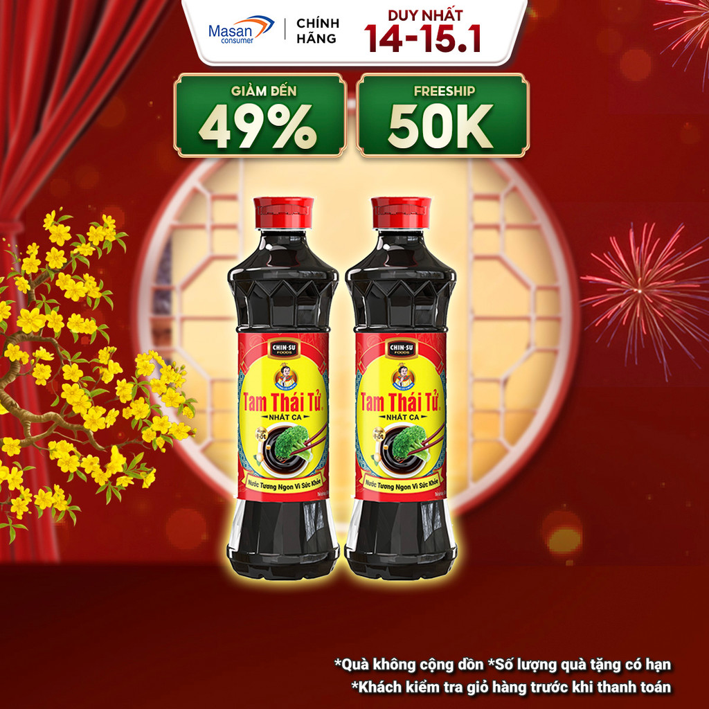 Combo 2 Nước Tương Tam Thái Tử Nhất Ca 650ml