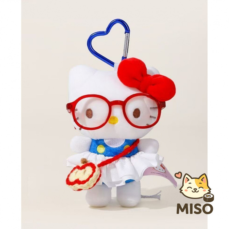 Bán Chính Hãng Hello Kitty Móc Khóa Cross-Dressing Kitty Mèo Búp Bê Mặt Dây Chuyền Đầu Bếp Hello Kit