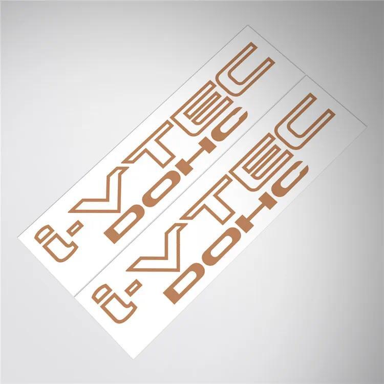 2x Kiểu Dáng Xe Decal Xe Tự Động Thân Cửa Bên Cửa Trước Kính Chắn Gió Cửa Sổ Miếng Dán Cho DOHC i-VT