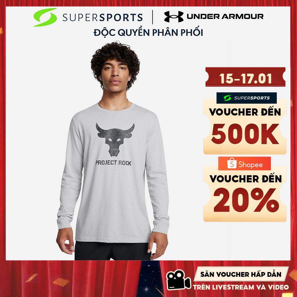 Áo Tay Dài Nam Under Armour Brahma Bull - Xám  - 1374847-011