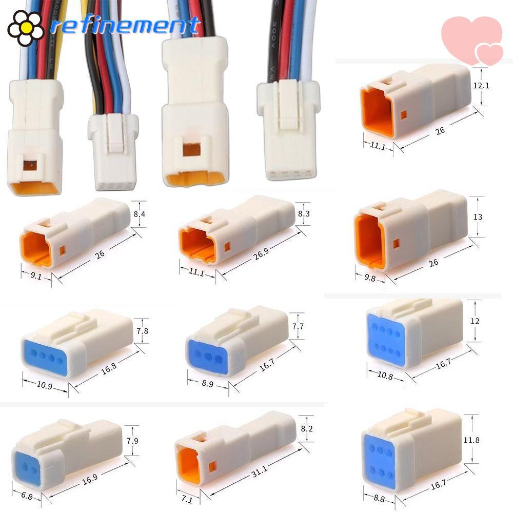 Đầu nối cáp chống nước ô tô hoàn thiện, JST JWPF Type 03R-JWPF-VSLE-S JST JWPF Nam Nữ Mông Cắm, 2 3 