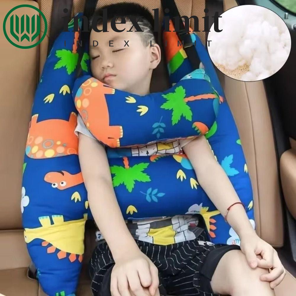 INDEX LIMIT Gối Ngủ Ô Tô, Gối Du Lịch Cotton Có Thể Điều Chỉnh, Gối An Toàn Ô Tô Hình Chữ H Thiết Kế