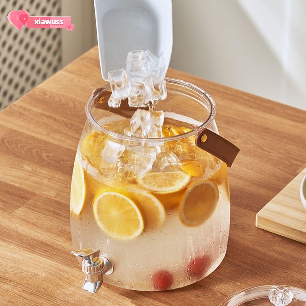 XIAWUSS 3 / 5 / 9L Trà trái cây Ấm đun nước pha lạnh, có vòi ấm đun nước lạnh mùa hè, Hộp đựng đồ uố