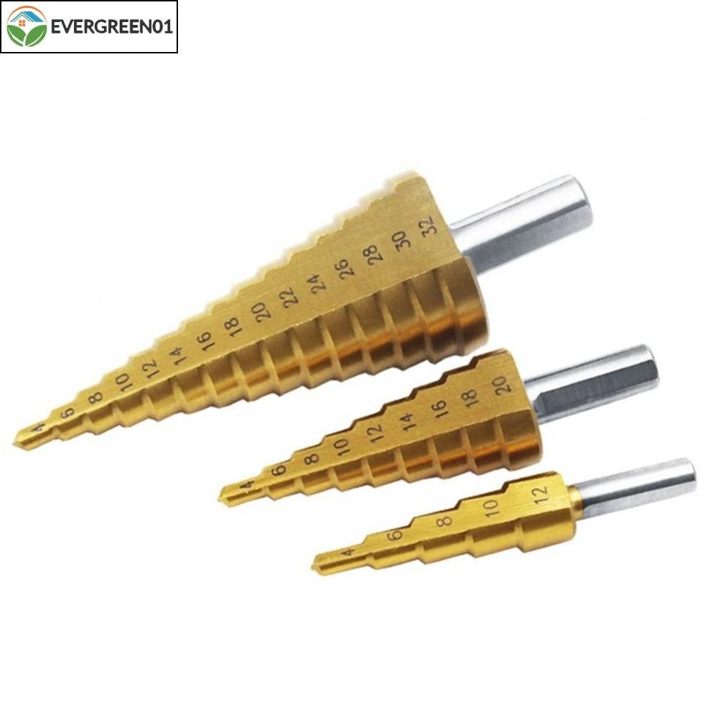 <Evergreen>Step Drill Bit for Thin Steel Plates Up to 3mm with Water Cooling Recommendation