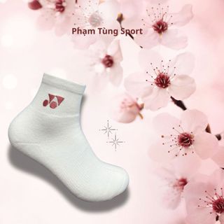 Tất  Y0nex logo hồng siêu dày cho nữ mẫu mới 2026 ( hàng cao cấp)