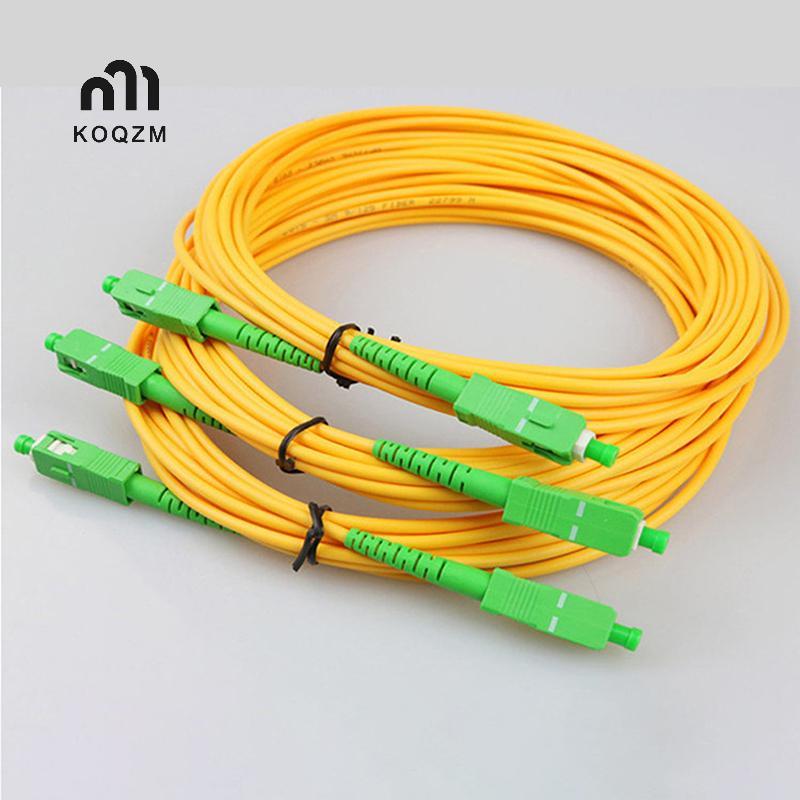[KOQZM] Dây nối quang SC / APC-SC / APC Chế độ đơn 9 / 125 G652D LSZH 1m2m3m Cáp nhảy sợi quang [mới