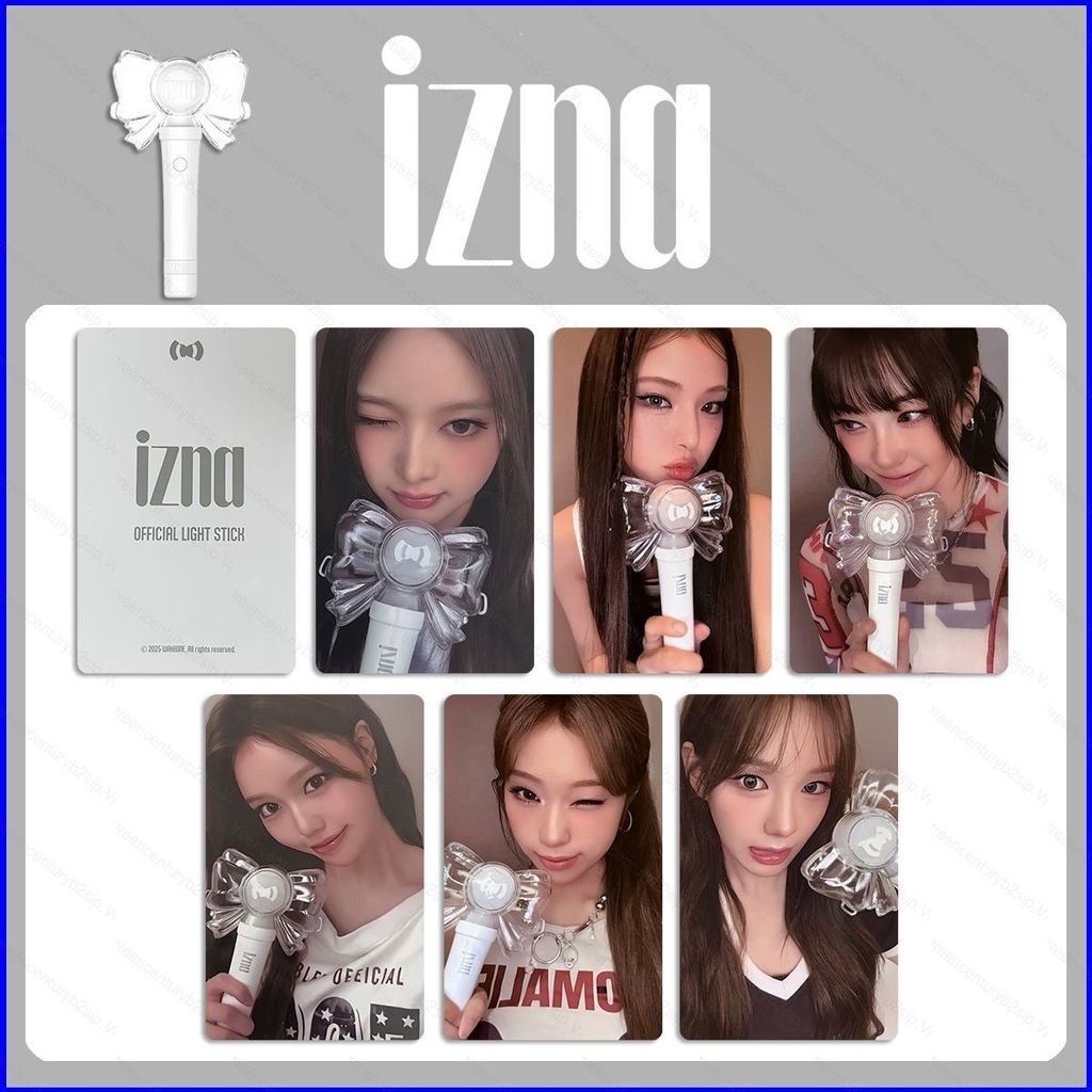 G2P 6 Cái / bộ IZNA SARANG LOMO Card JUNGEUN LIGHT STICK Bưu Thiếp Bộ Sưu Tập Ngôi Sao Ngoại Vi P2G