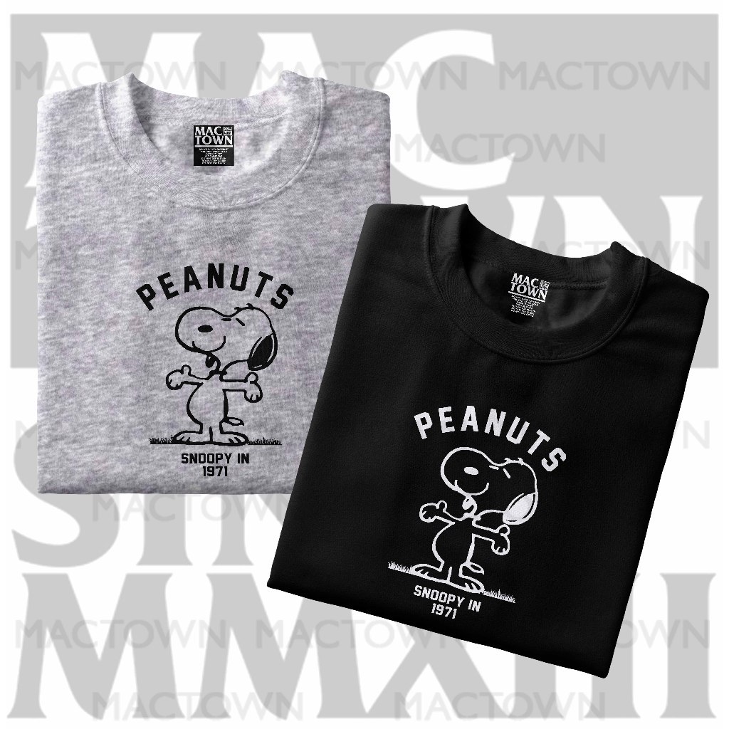 Snoopy Áo thun cotton ngắn tay phổ biến in hình Snoopy dành cho nam và nữ trẻ