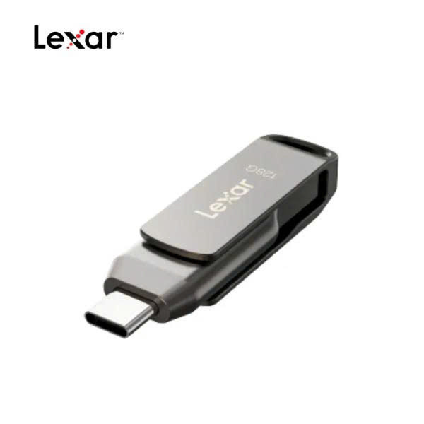 USB 64GB Lexar JumpDrive Dual D400 Chuẩn USB 3.2 Gen 1, Tốc độ đọc 130Mb/s,  BH 2 năm