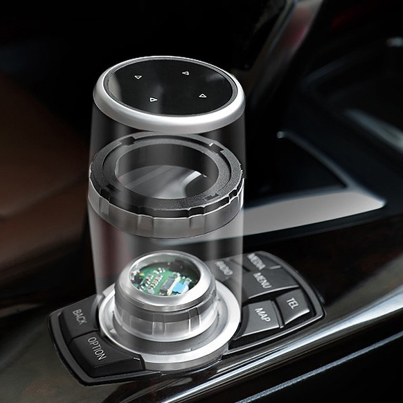 Xe ABS idrive Nút Viền Miếng Dán Trang Trí Cho Xe BMW F30 F10 E60 E90 X3 X5 X6