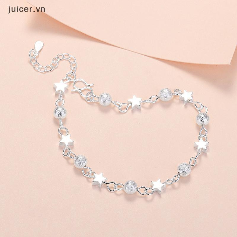 Juicer.vn Vòng Tay Ngôi Sao Tươi Cho Nữ Vòng Tay Hạt Tròn Cá Tính Thời Trang Hàn Quốc VN