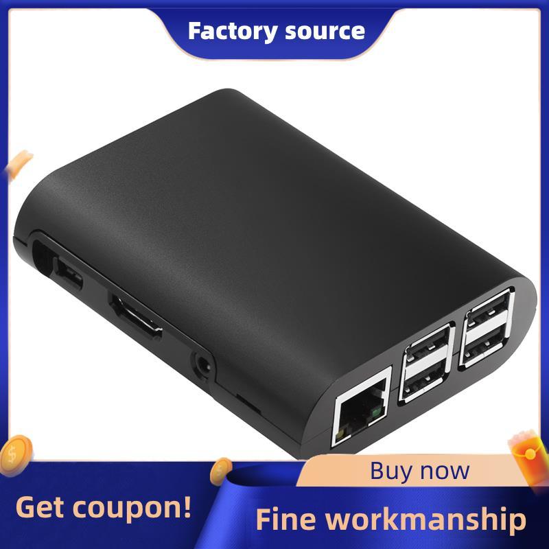 Ốp lưng cho 3 Model B, Pi 2 Model B & Pi B + 4 Đen đáng tin cậy