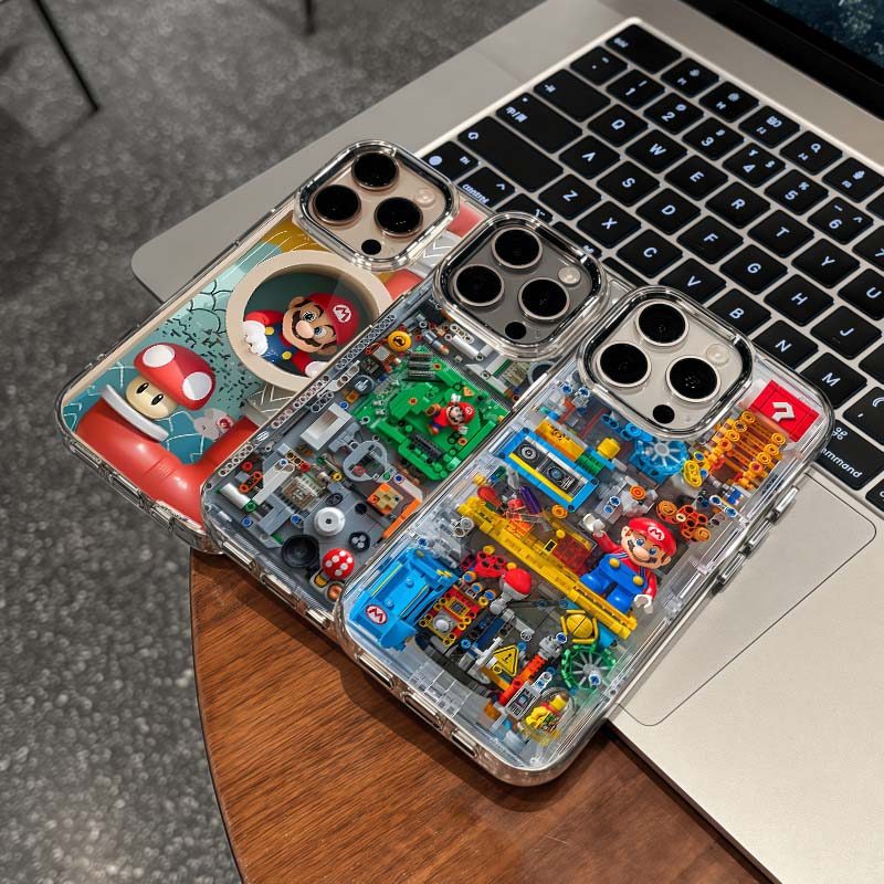 Ốp Điện Thoại Super Mario Bros Cho OPPO Realme C53 C55 C75 C65 C63 C35 C31 C30 C33 C15 Mềm Trong Suố