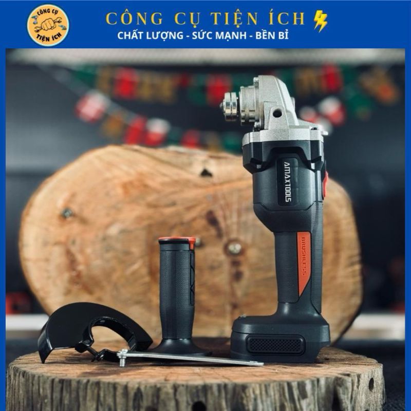 Máy Mài Pin AMAXTOOLS AM100SM, Công Tắc Trượt, 3 Cấp Độ, Khởi Động Mềm,Tốc Độ Vòng Tua 9000v/phút