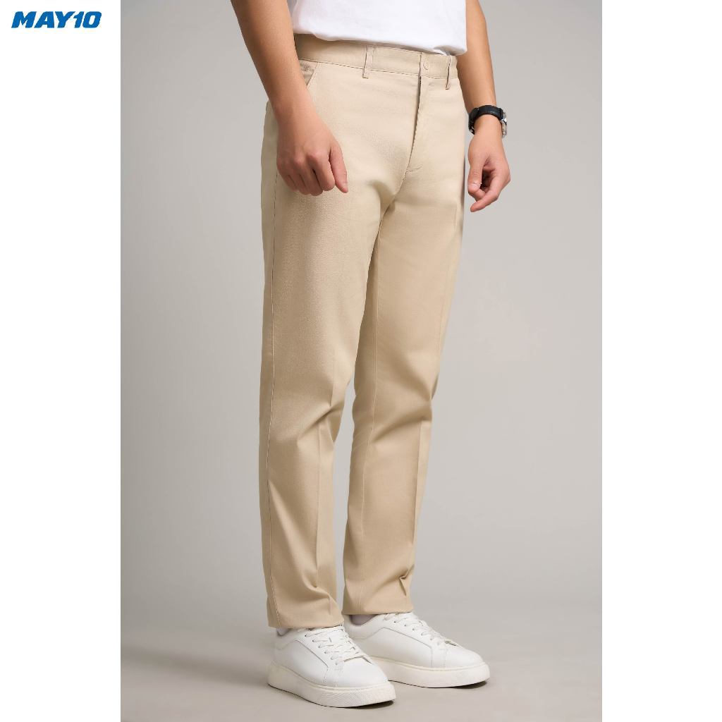 Quần kaki nam May 10 không ly mã 020124264KL 1KD