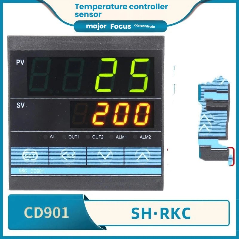Bộ điều nhiệt SH RKC CD901 Đầu vào đầy đủ Bộ điều chỉnh nhiệt PID thông minh CH902 Bộ điều khiển nhi
