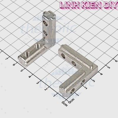 [2 Cái]- Ke Góc Chìm L Cho Nhôm Định Hình GB 40x40 Linh Kiện DIY