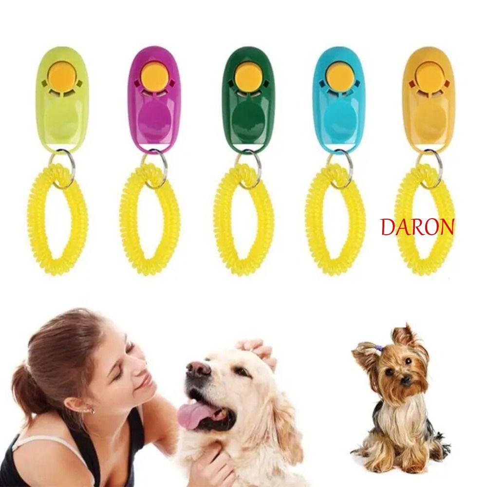 DARON Chó Clicker Đồ Chơi, Di Động Chuyên Nghiệp Thú Cưng Tranining Clicker, Dụng Cụ Huấn Luyện Chó 