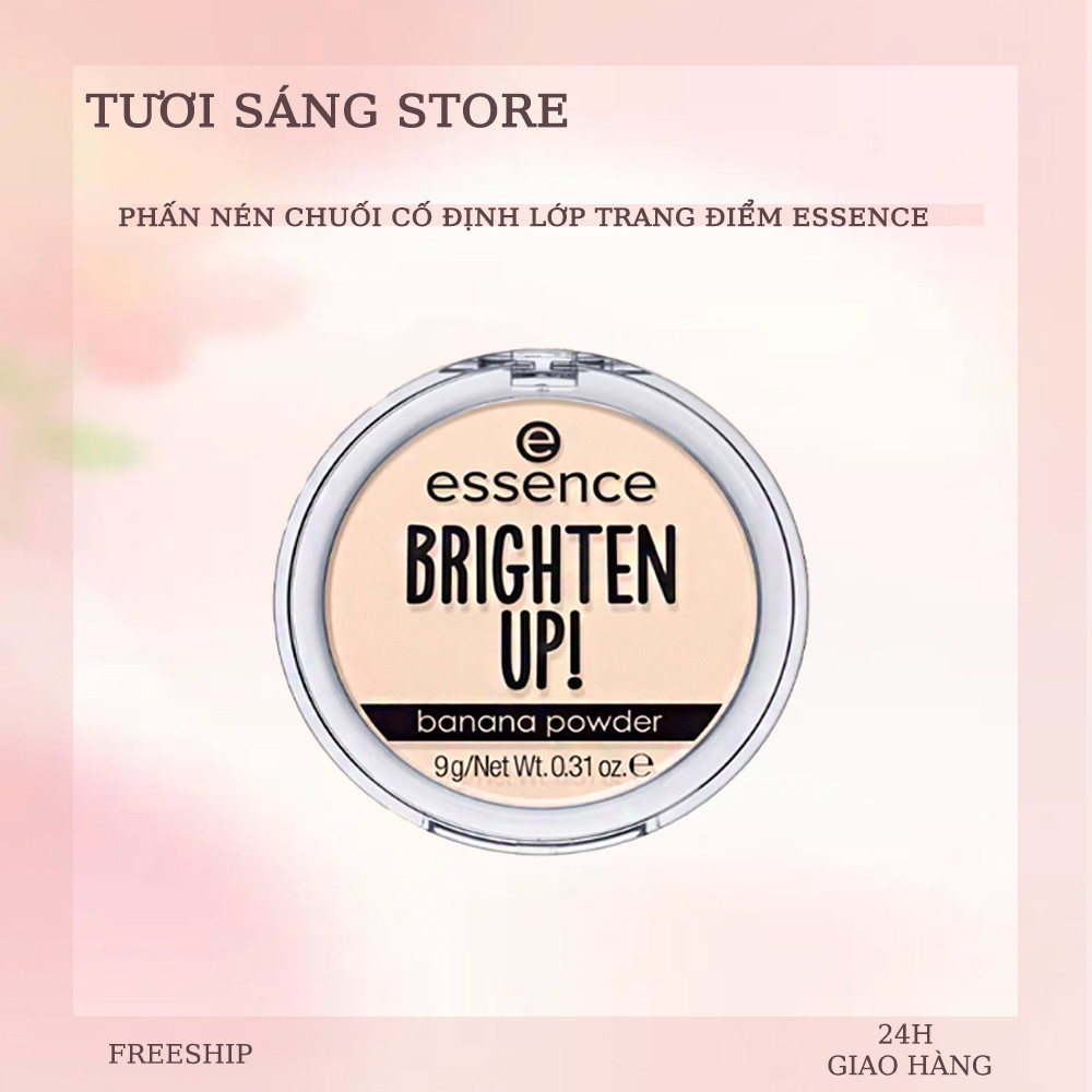 Essence Banana Powder - Phấn Nén Chuối Kiềm Dầu, Lớp Nền Mịn Màng, Lâu Trôi
