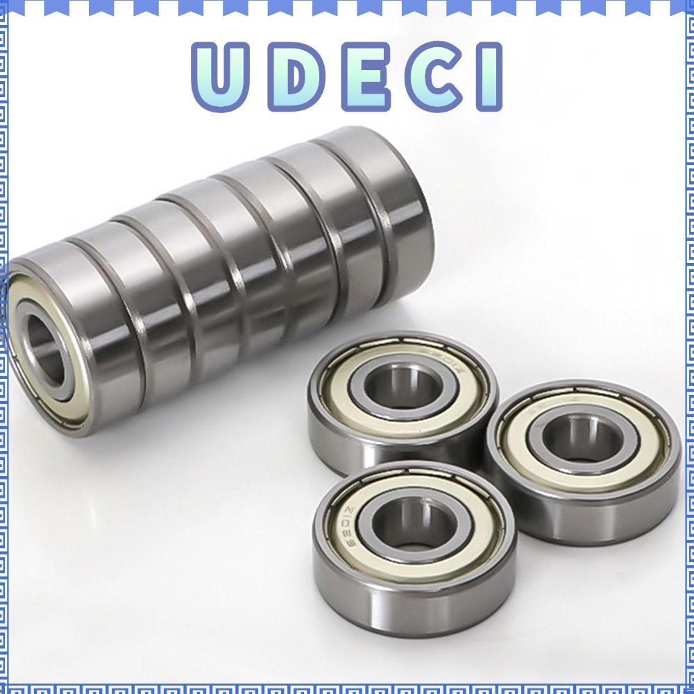 UDECI 10 Vòng bi kín đôi, Vòng bi rãnh sâu được bôi trơn sẵn bằng thép Chrome, Hộp số vòng bi thu nh