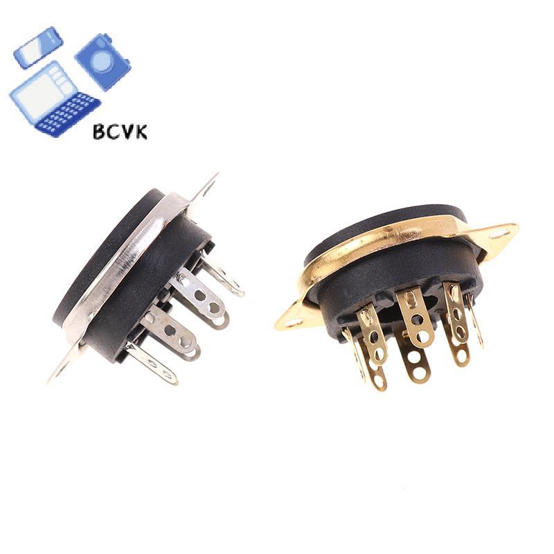 [BCVK] Giá đỡ khung gầm 8pin Bakelite Tube Soet Base cho 6550B 6CA7 EL34 6L6 KT88 Vintage AMP DIY tố