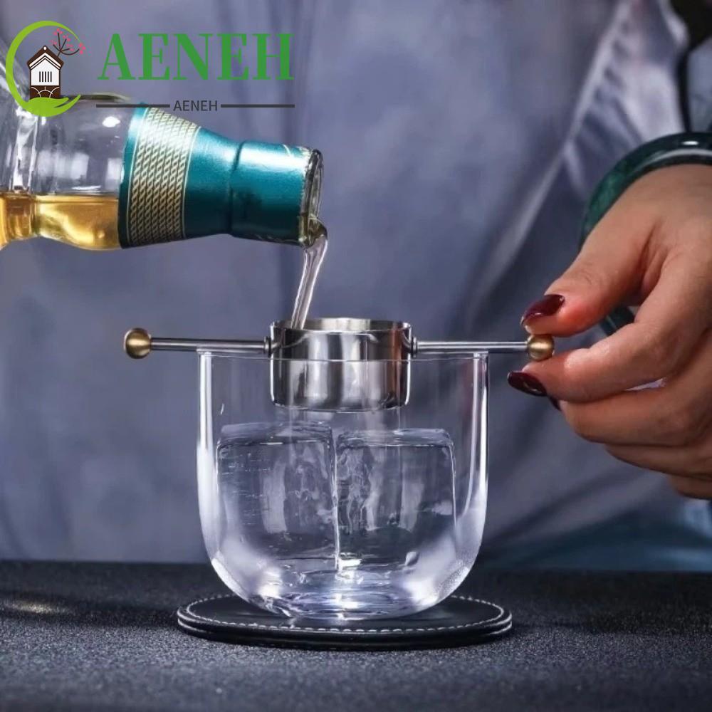 AENEH Cocktail Jigger, Cốc đo thanh thép không gỉ dài, Chuyên nghiệp chuyên nghiệp 30ml Thiết kế hạt