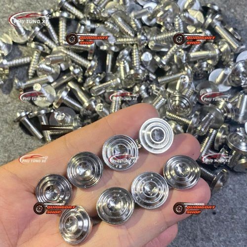 Ốc Dàn Áo Yamaha Inox 304 Phay Thái 5li Xoắn Gắn Ex, Sirius, NVX, Nouvo, Lexi, R15, XSR,Grande,Janus