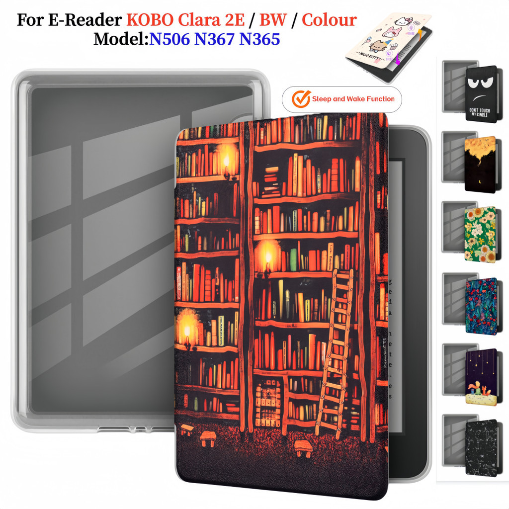 Dành Cho Kobo Clara Color 6.0 Inch E-Reader Tranh Acrylic Flip Cover Kobo Clara Color 2E / BW 6.0 In