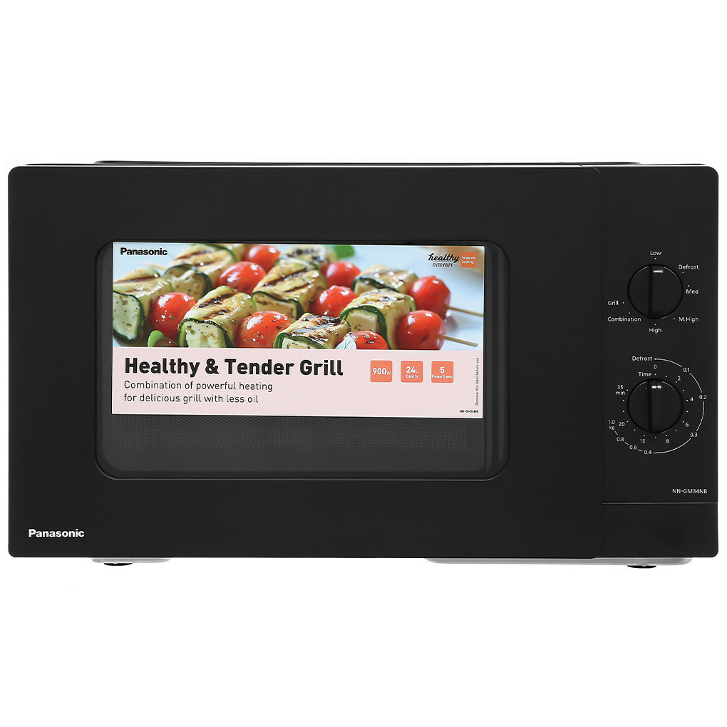 [HÀNG CHÍNH HÃNG] Lò vi sóng có nướng Panasonic NN-GM34NBYUE 24 lít