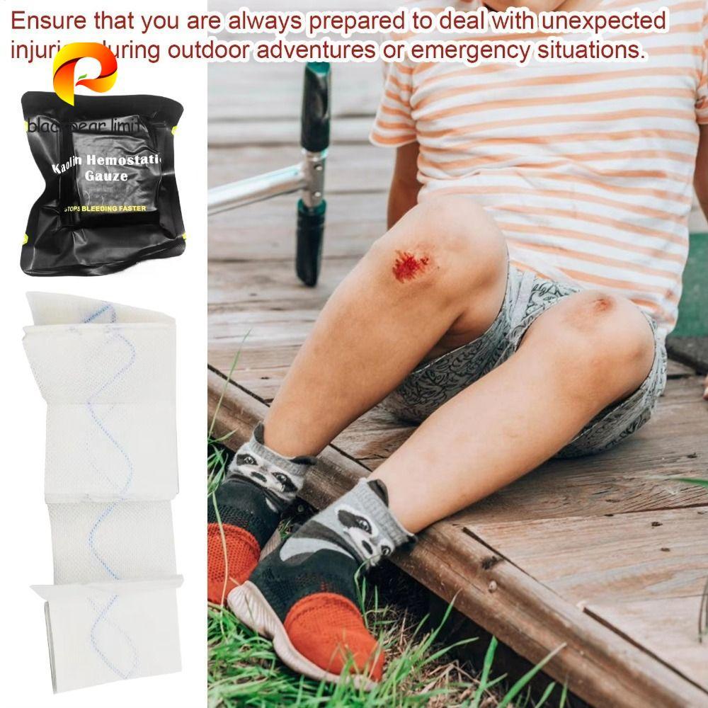 Gạc cầm máu Kaolin BlackBear Limit - Chitosan và Kaolin, vải không dệt giúp dừng chảy máu nhanh chón