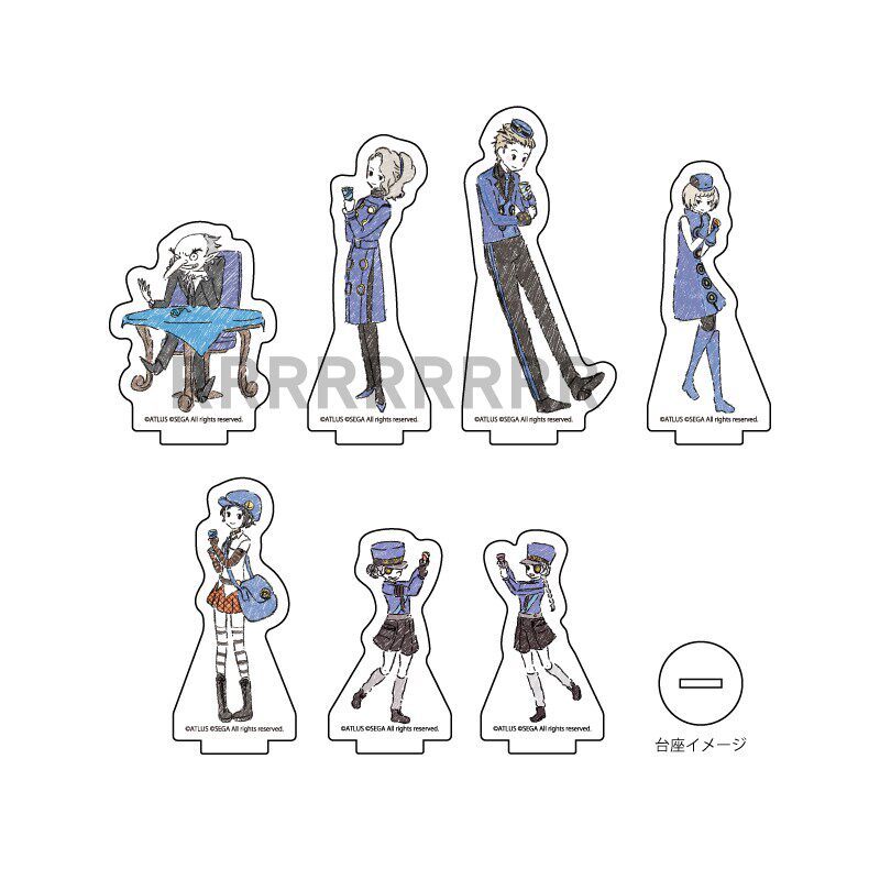 Anime Persona 3 Hình Búp Bê P3 Igor Yuki Makoto Shiomi Kotone Aegis Acrylic Đứng Cosplay Đồ Chơi Quà