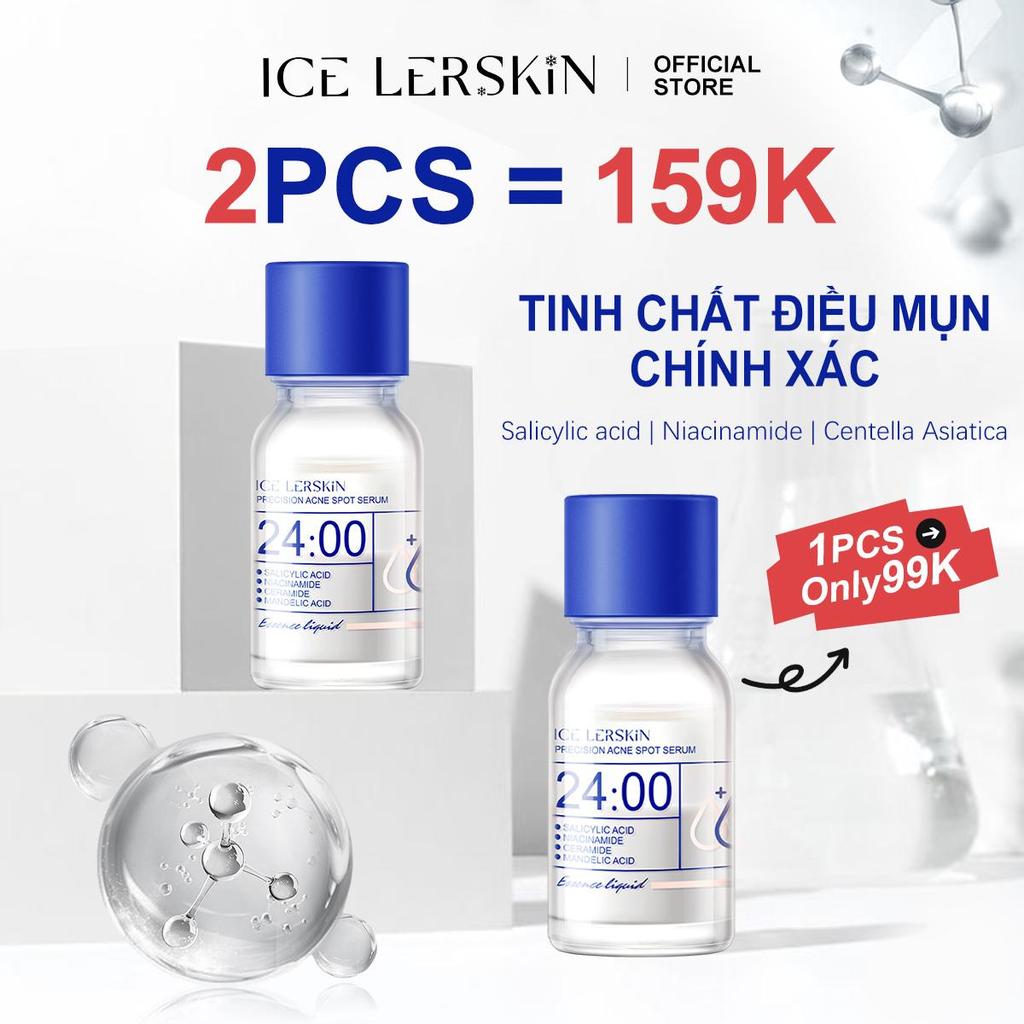 Serum giảm mụn ICE LERSKIN 10ml – hỗ trợ loại bỏ mụn viêm và mụn đầu đen