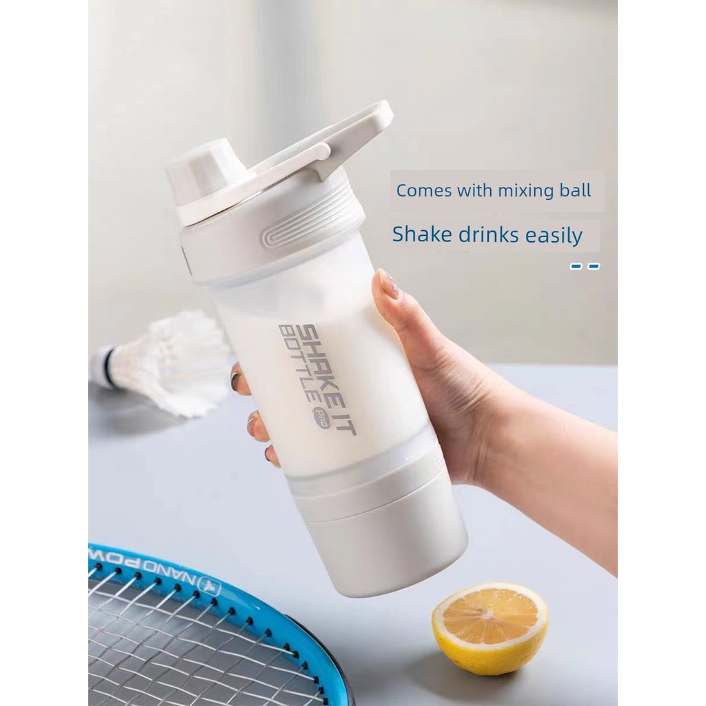 Lock & Lock Shaker Cup Protein Shaker Powder Cup Tập Thể Dục Thể Thao Cốc Nước Khuấy Cốc Sinh Viên C