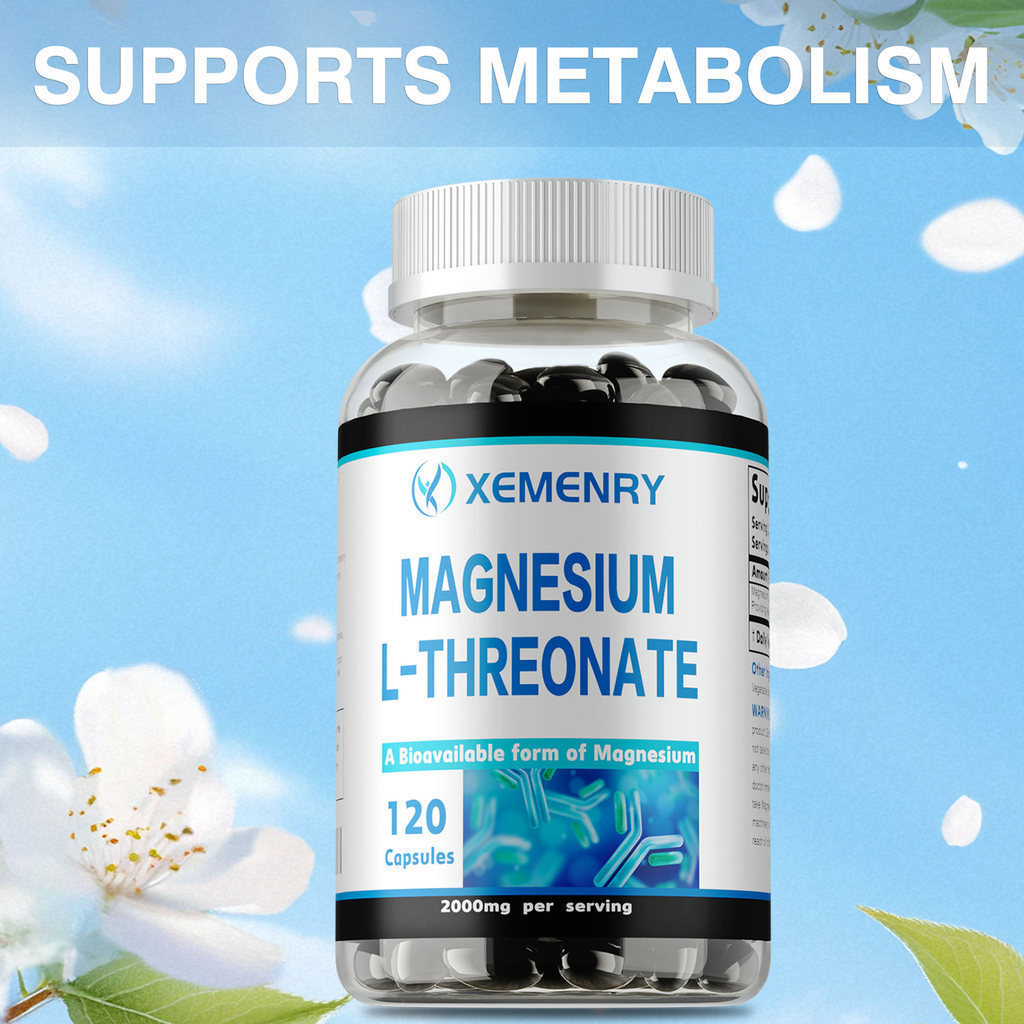 L-Magnesium Threonate | 144mg Magie nguyên tố hỗ trợ sức khỏe não bộ và thần kinh